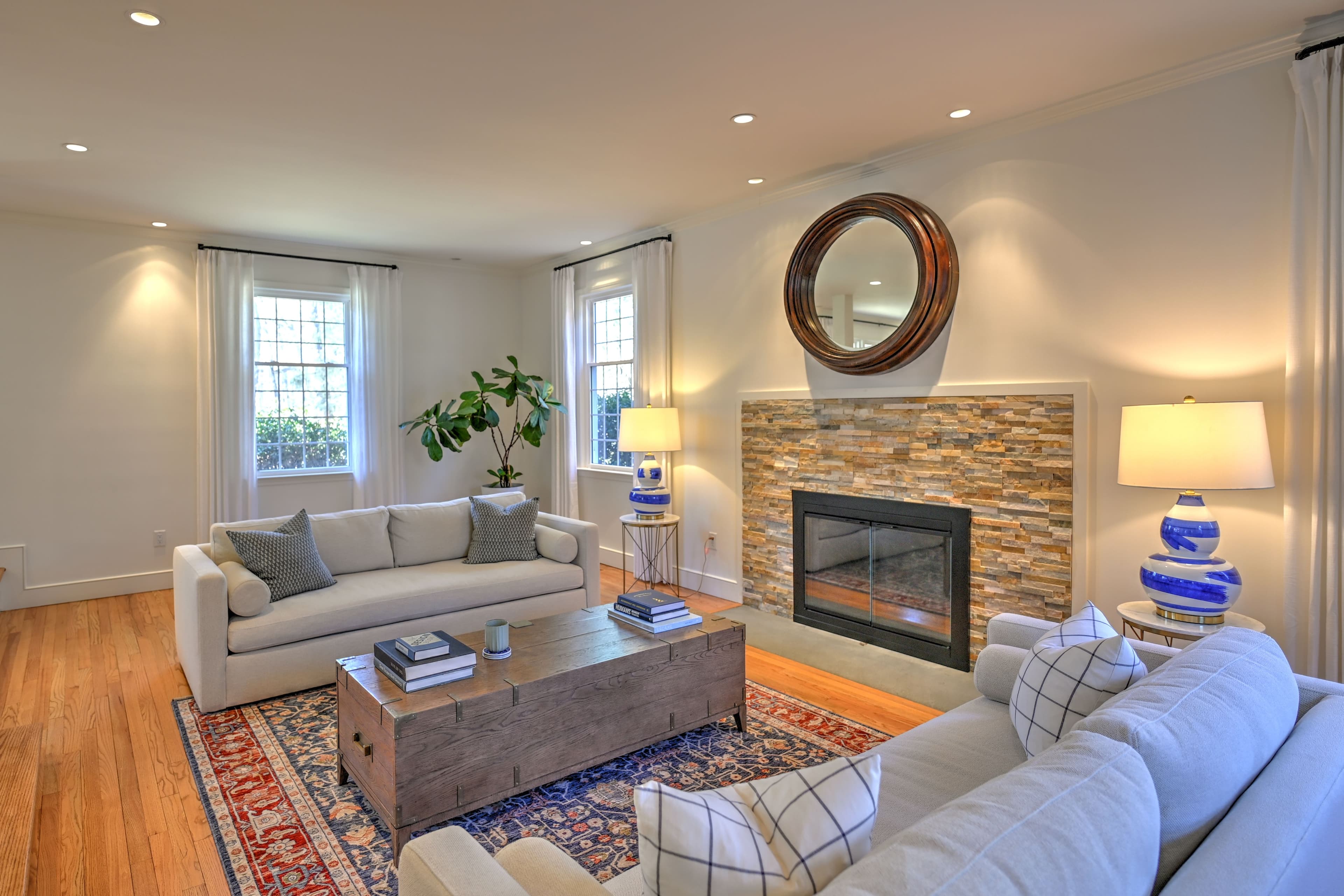 Interior living room hero background